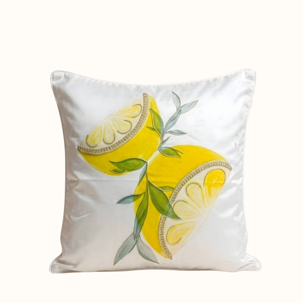 Amalfi Lemon Cushion Cover