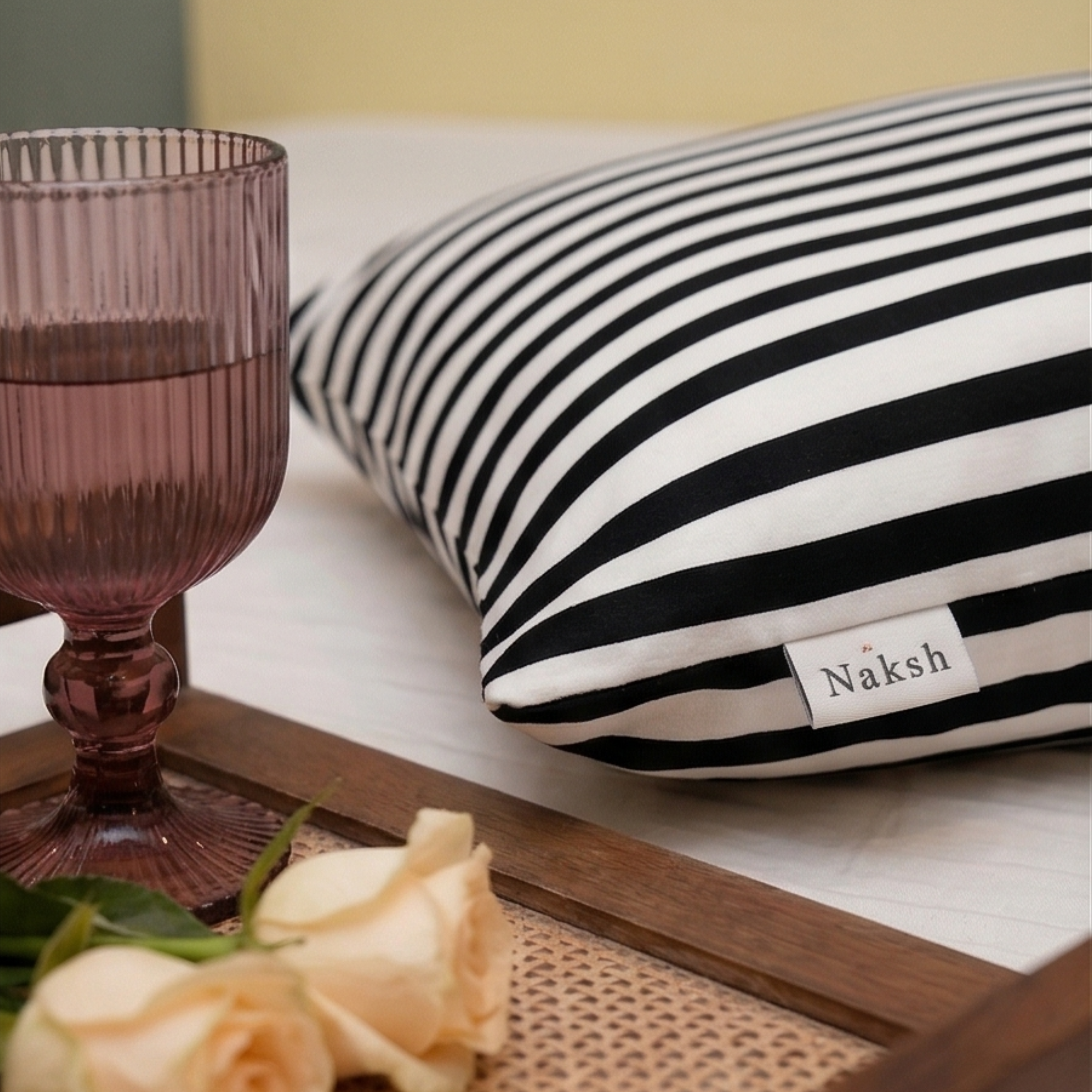 Monochrome Zebra Pillow Case