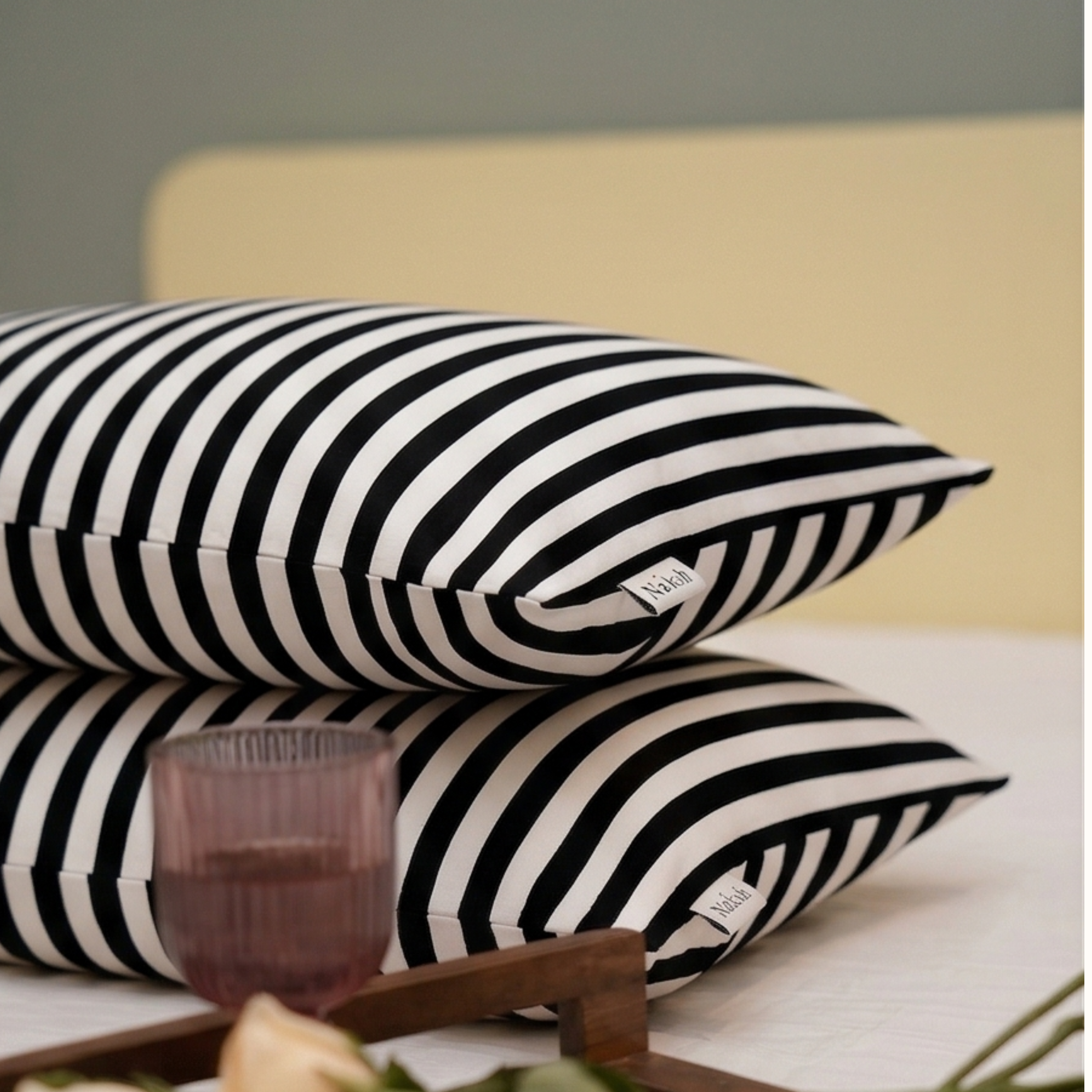Monochrome Zebra Pillow Case