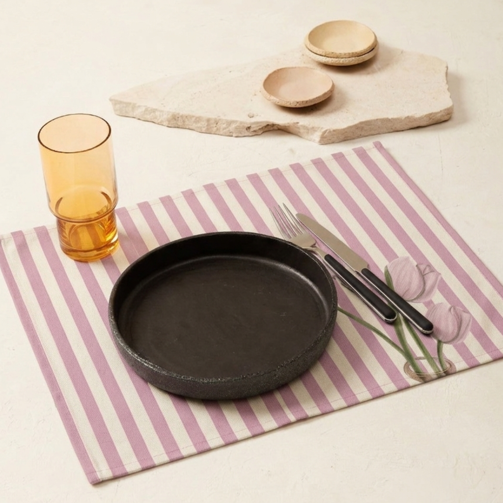 Spring Tulip Table Setting