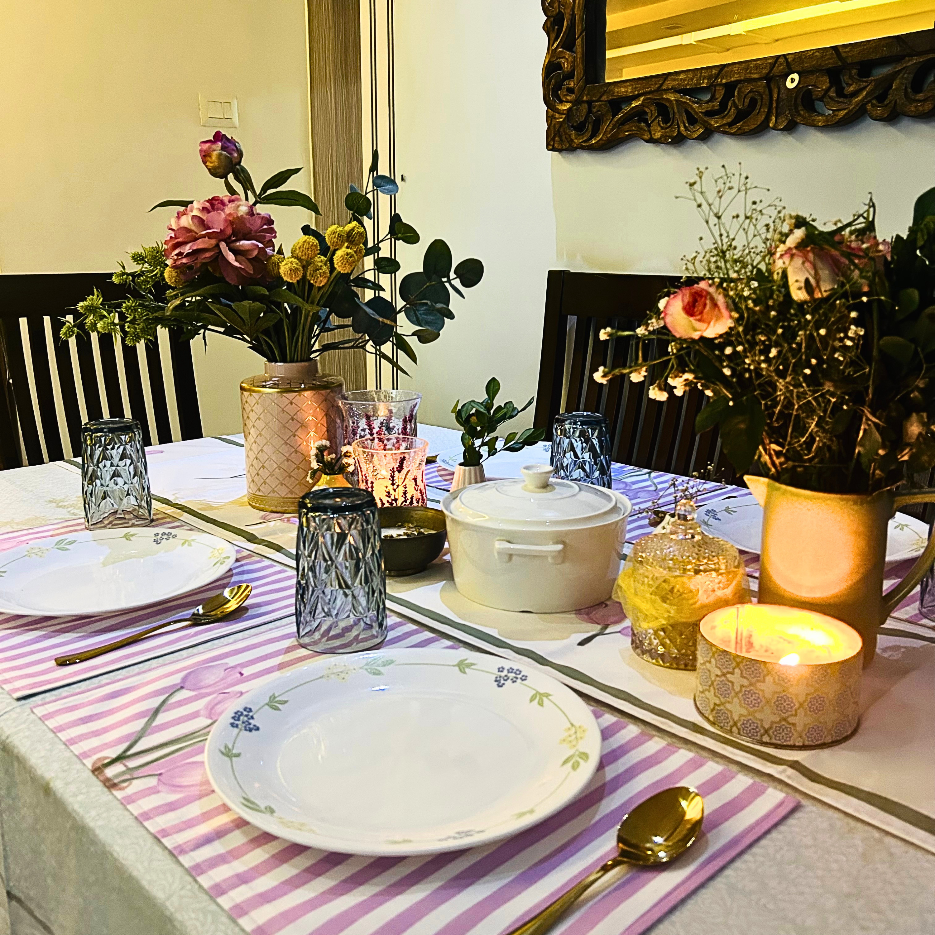 Spring Tulip Table Setting