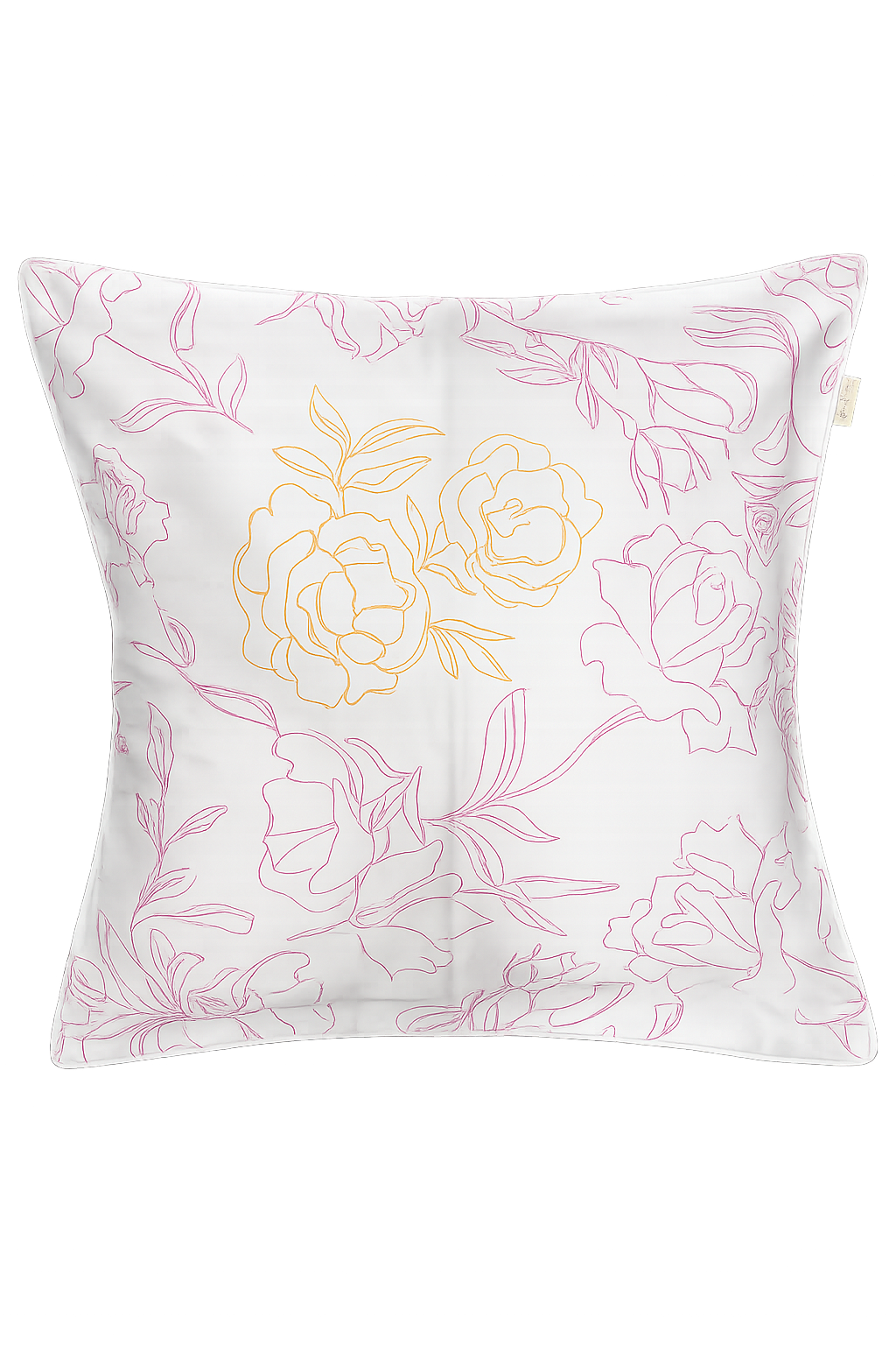 Yellow Bloom Cushion Cover