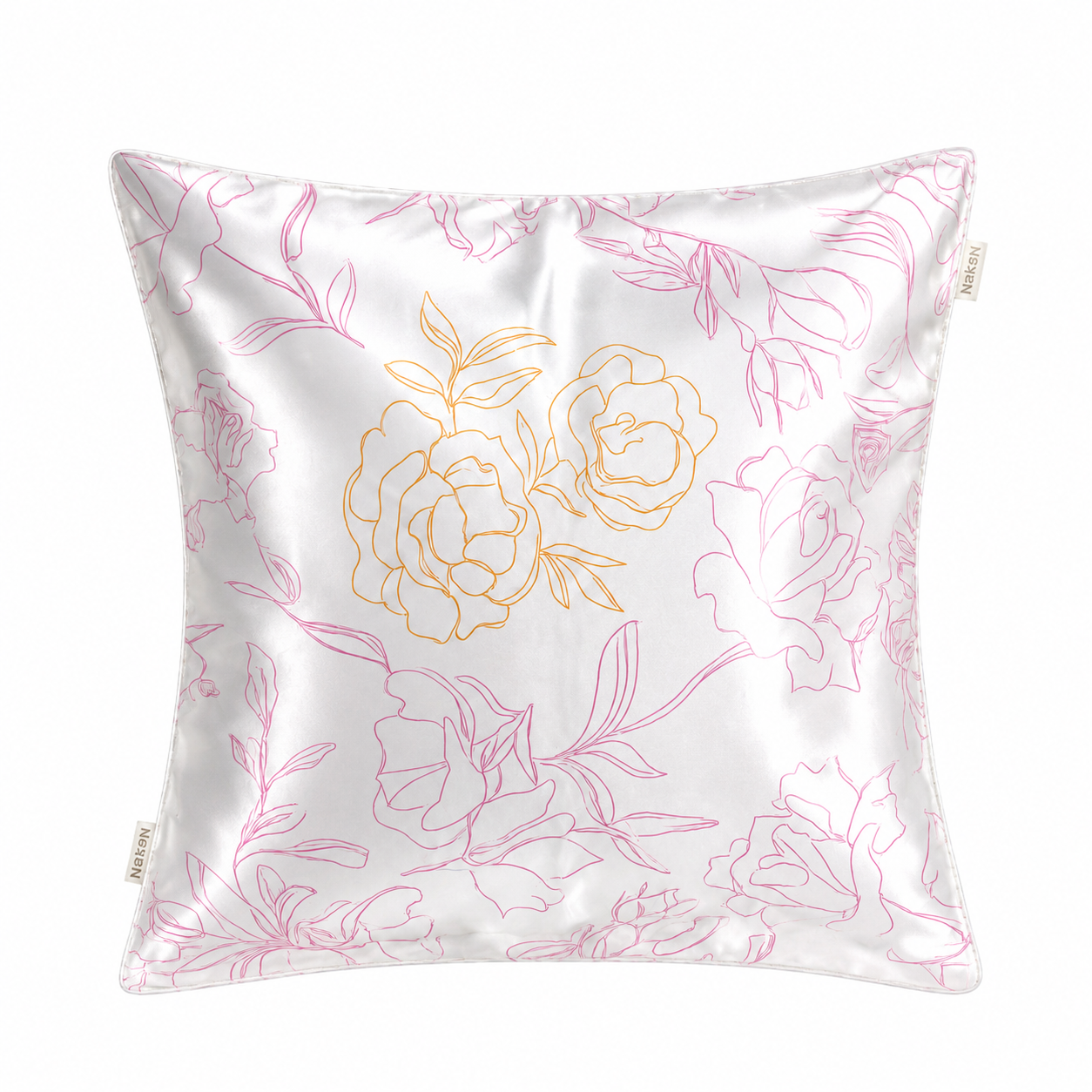 Yellow Bloom Cushion Cover