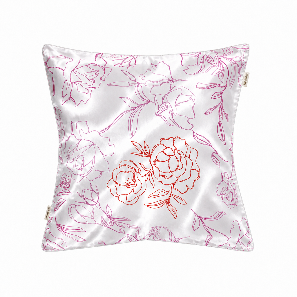 Rose Bloom Cushion Cover