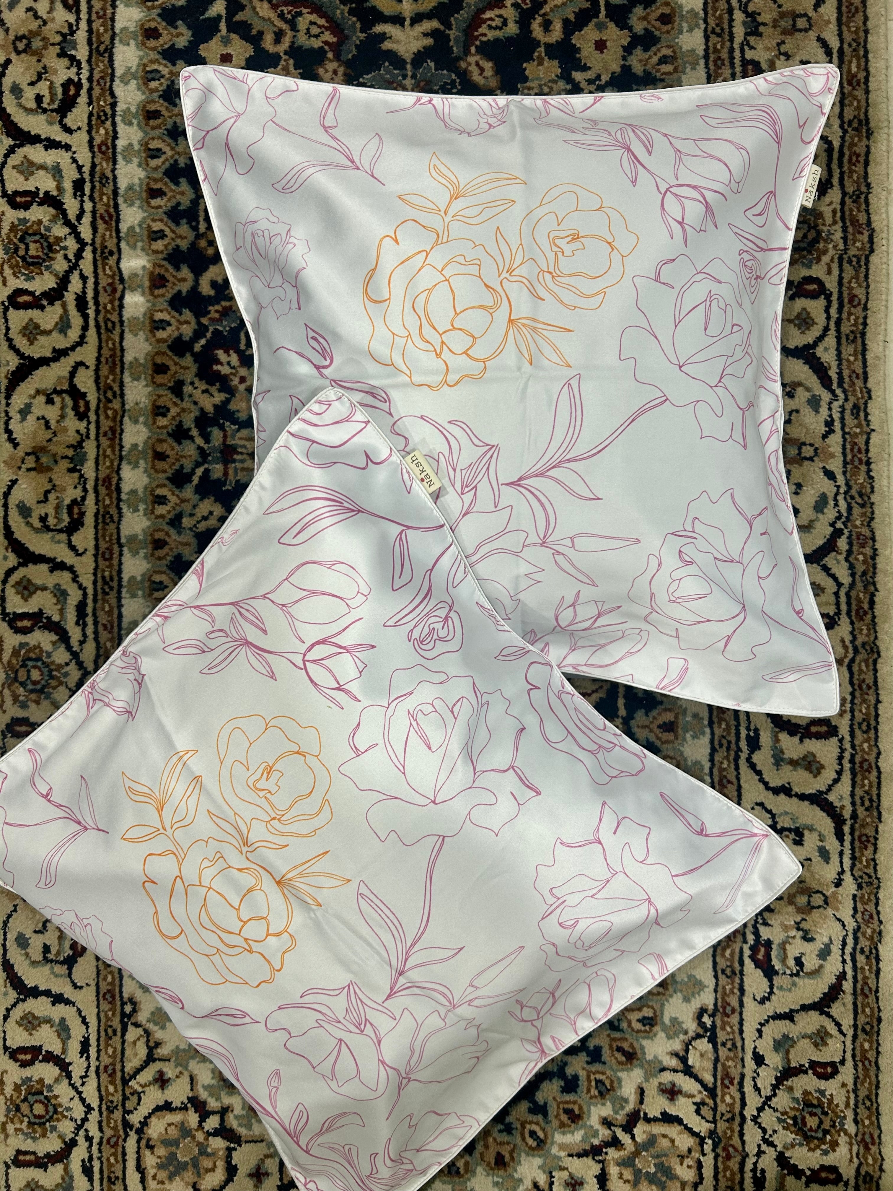 Yellow Bloom Cushion Cover