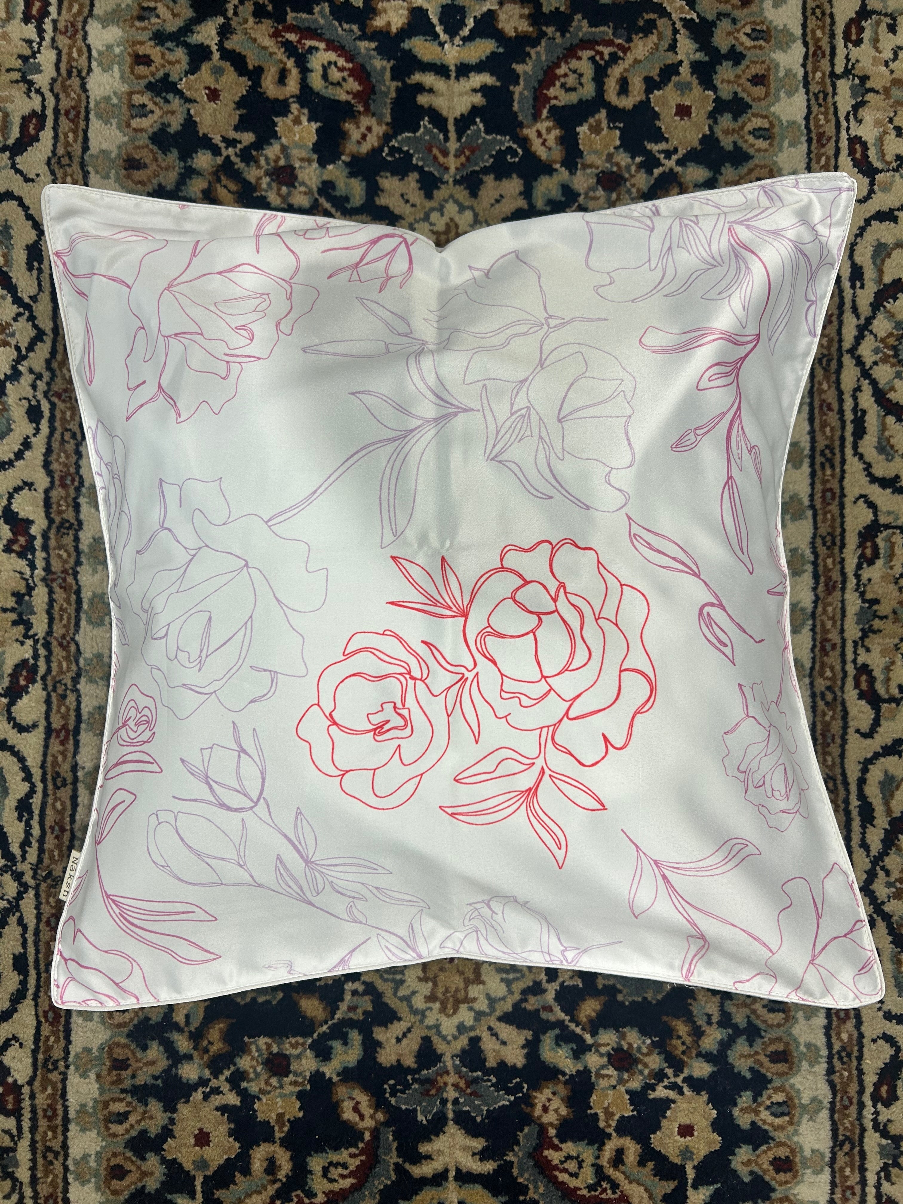 Rose Bloom Cushion Cover