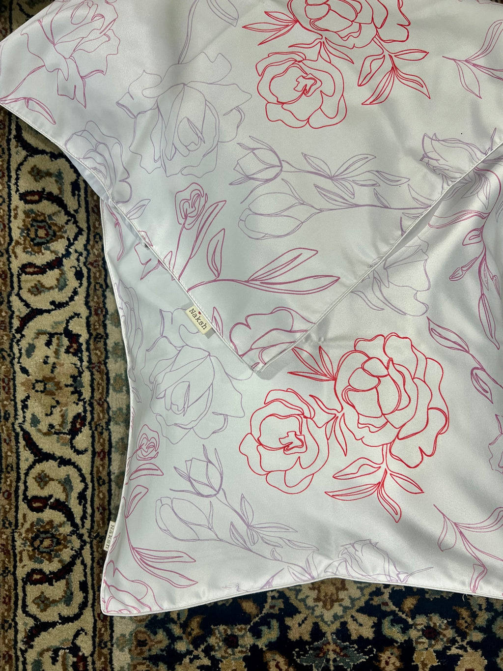 Rose Bloom Cushion Cover