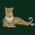 Shringar-e-Cheetah Textile Art