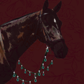 The Jewelled Horse Textile Art