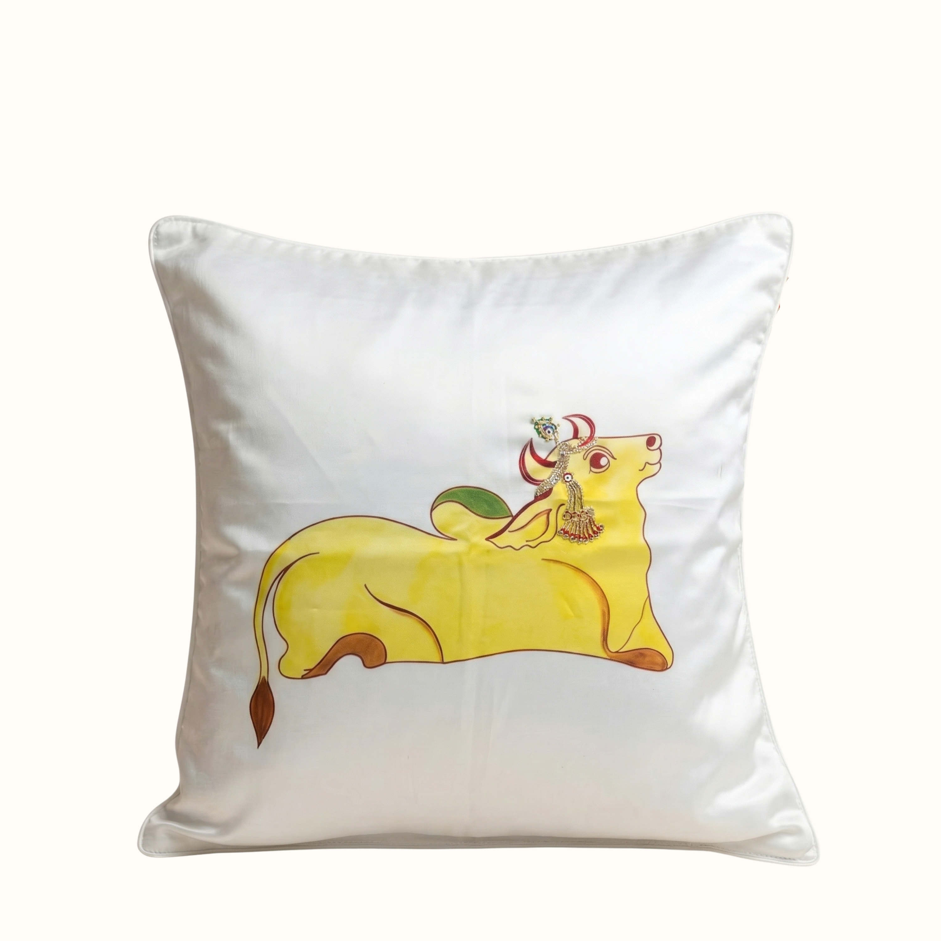 Sacred Nandi Cushion Cover